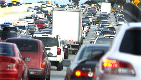 California traffic jam