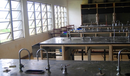 Chemistry Lab (image by mjmkeating - Flickr Commons)