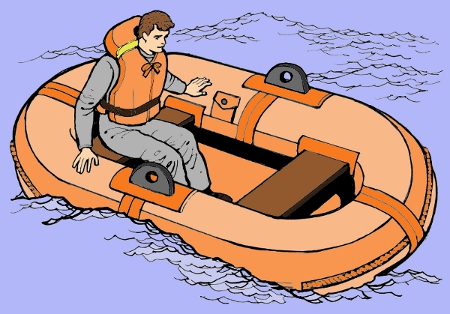 Life Raft - Surviving a Ship Wreck