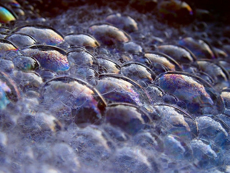 Soapy Water Bubbles