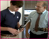 Teacher Helped with Student-Designed Typing Device