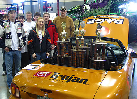 Chris Tolbert's Students and their Award-Winning Electric Car