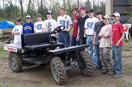 Brian Copes and Students with BUV