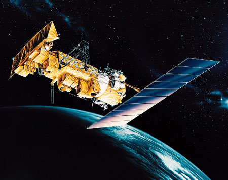 NOAA Satellite Collecting Weather Data