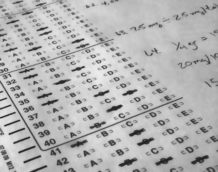 Scantron Bubble Test