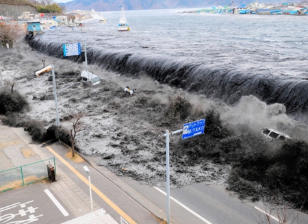 Tsunami Hits Miyako