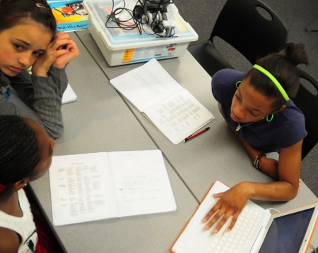 Students Working in a Group