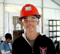 Christopher Wiet, a fifth-year mechanical engineering student at Ohio State University
