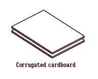 dance pad.Corrugated cardboard