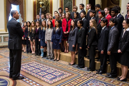 2013 Intel Science Talent Search finalists at White House