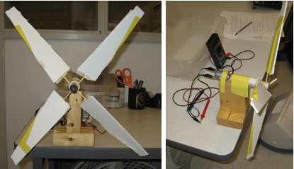 homemade wind turbine out of paper