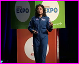 Astronaut Jessica Meir at 2018 USA Science and Engineering Festival